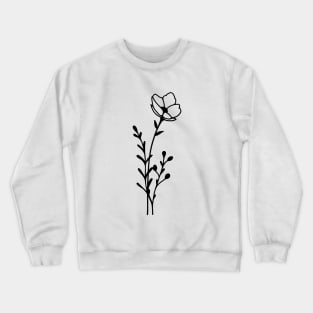 Minimal flowers Crewneck Sweatshirt